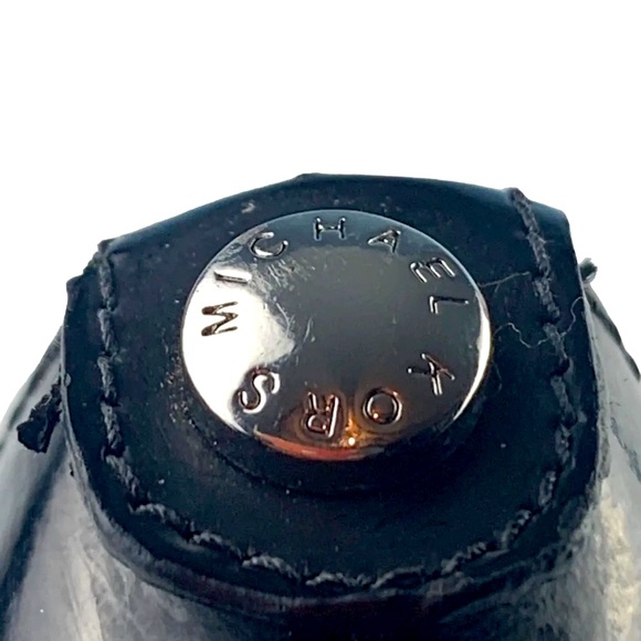 Michael Kors Black Patent Leather Peep Toe Wedges, Women’s Size 7. - Picture 8 of 12